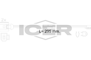 Warning Contact, brake pad wear (Braking System)