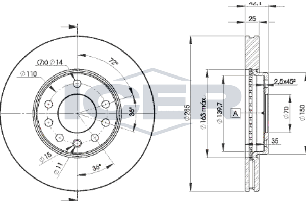 Brake Discs, origin China