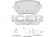 Brake Pad Set ICER