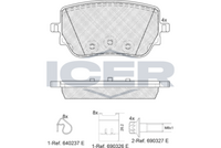Brake Pad Set ICER