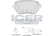 Brake Pad Set ICER