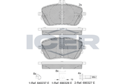 Brake Pad Set ICER