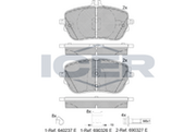 Brake Pad Set ICER