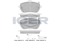 Brake Pad Set ICER