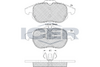 Front - Brake Pad - Icer Chevrolet Spark