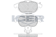Front - Brake Pad - Icer Chevrolet Spark