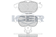Front - Brake Pad - Icer Chevrolet Spark