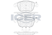 Front Brake Pad Icer Citroen C4