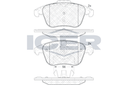 Front Brake Pad Icer Citroen C4
