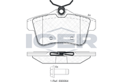 Brake Pad Set, disc brake (Braking System)