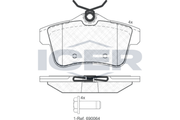 Brake Pad Set, disc brake (Braking System)