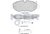 Brake Pad Front Axle Mercedes-Benz Icer