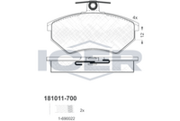 Brake Pad Set Front Icer Toyota Liteace