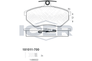 Brake Pad Set Front Icer Toyota Liteace
