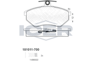 Brake Pad Set Front Icer Toyota Liteace