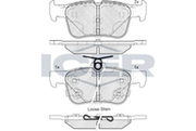 Brake Pad Set Rear Icer Ford Fusion