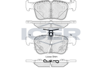Brake Pad Set Rear Icer Ford Fusion