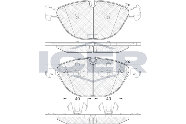 Brake Pad Icer Bmw X6