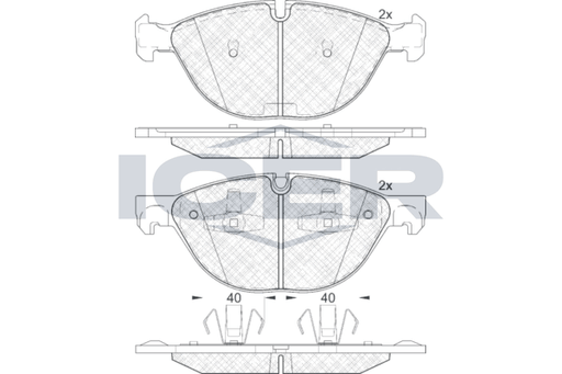 Brake Pad Icer Bmw X6
