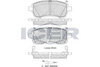 Brake Pad Set Front Icer Ford Ka