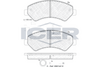 Brake Pad Set Front Icer Fiat Ducato