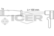 Warning Contact, brake pad wear (Braking System)