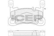 Brake Pad Set PORSCHE