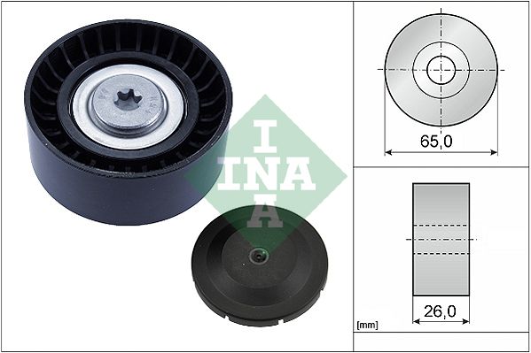 Guide Pulley - V-Ribbed Belt - Ina Mini