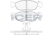 Brake pad, origin Spain