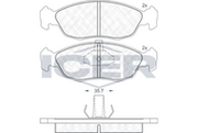 Brake pad, origin Spain