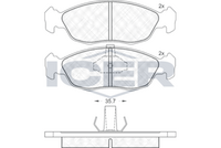 Brake pad, origin Spain