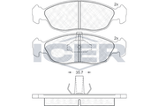 Brake pad, origin Spain