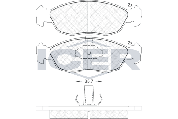 Brake pad, origin Spain