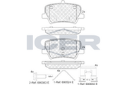 Brake Pad Set ICER