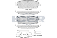 Brake pad, origin Spain