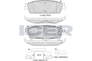 Brake pad, origin Spain