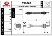 Drive Shaft (Wheel Drive)