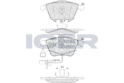 Brake Pad Set, disc brake (Braking System)