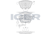 Brake Pad Set, disc brake (Braking System)
