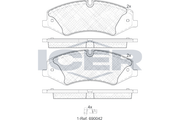 Brake pad, LAND ROVER