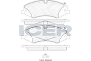 Brake pad, LAND ROVER