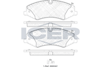 Brake pad, LAND ROVER