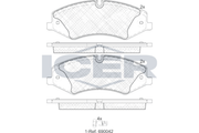 Brake pad, LAND ROVER