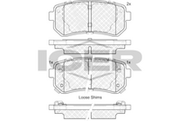 Rear - Brake Pad - Icer - Hyundai Creta