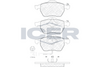 Brake Pad Front Axle Skoda Icer