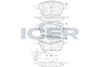 Brake Pad Set Front Icer Audi A5