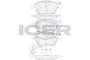 Brake Pad Set Front Icer Audi A5