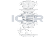 Brake Pad Set Front Icer Audi A5