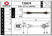 Drive Shaft (Wheel Drive)