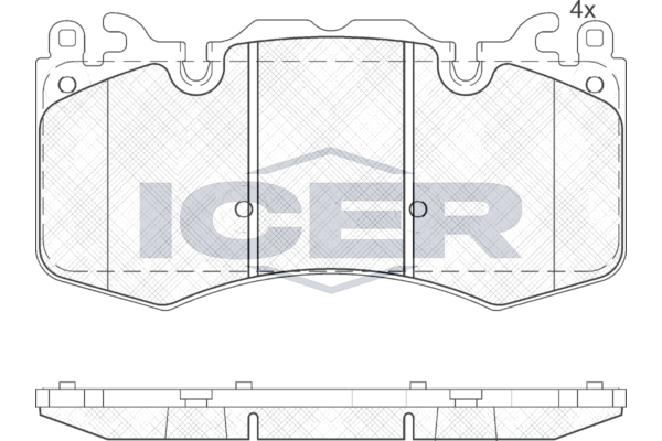 Brake Pads Front Axle , Discovery L462 S